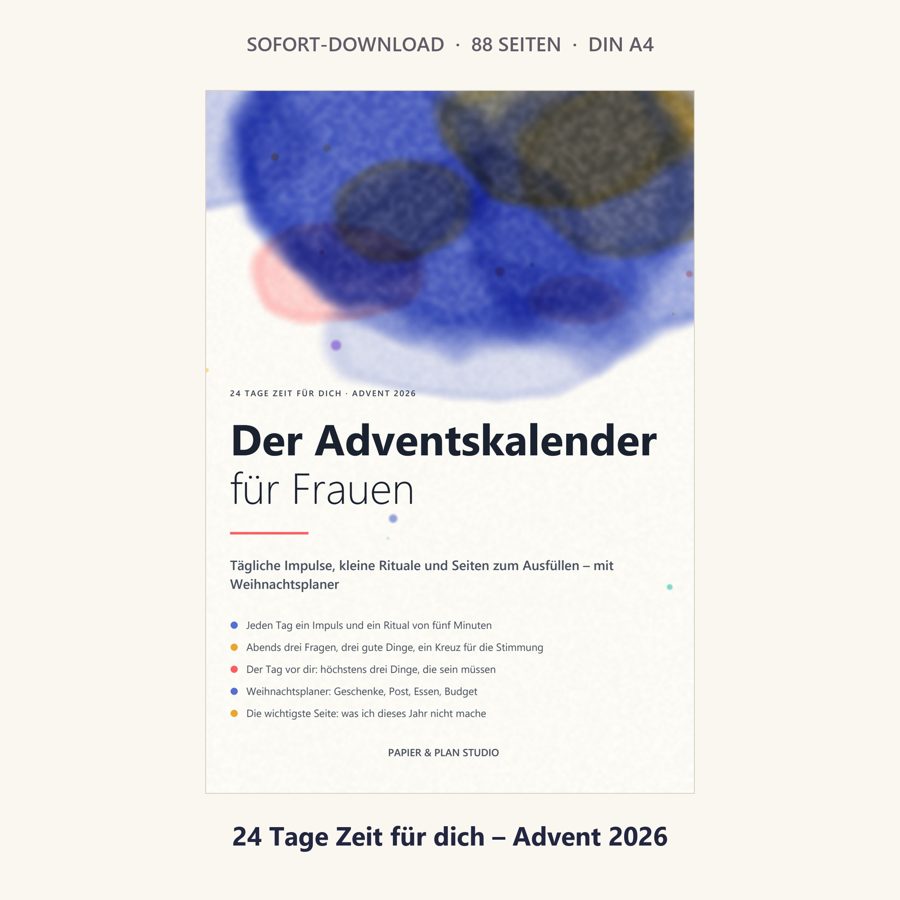 Der Adventskalender für Frauen – Cover